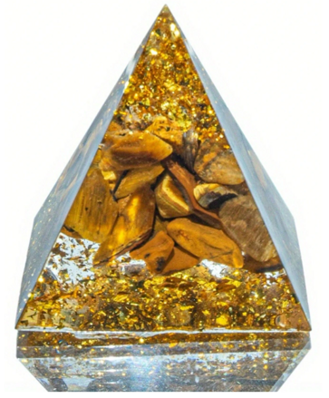 Orgonitová pyramida malá - Tygří oko