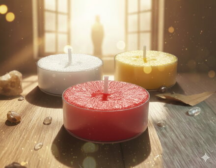 Sada 3 rituálních svíček: Aktivace vnitřního tvůrce 2026