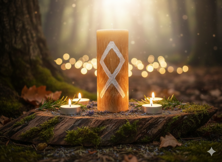 Svíčka Othala – Strážce Domova