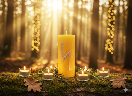 Svíčka Sowilo – Paprsek Vitality