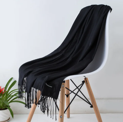 Kašmírová šála - černá