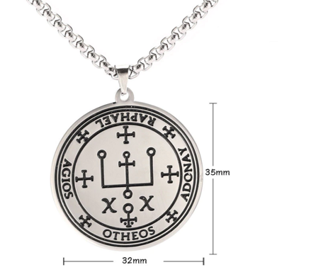 Amulet Archanděl Rafael zlatý