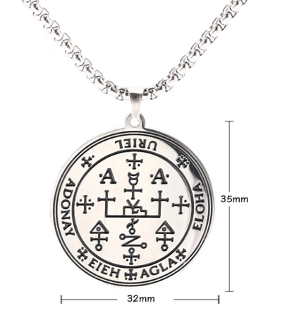 Amulet Archanděl Uriel stříbrný