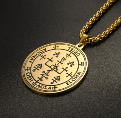 Amulet Archanděl Uriel zlatý
