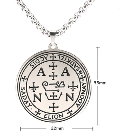 Amulet Archanděl Zadkiel stříbrný