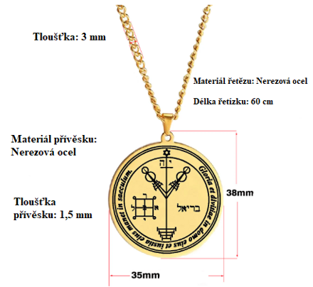 Amulet na peníze zlatý