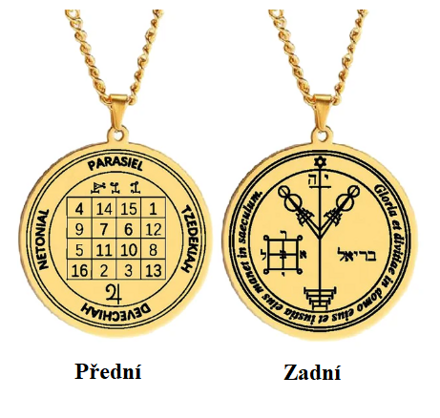Amulet na peníze zlatý