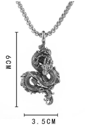 Pánsky amulet draka