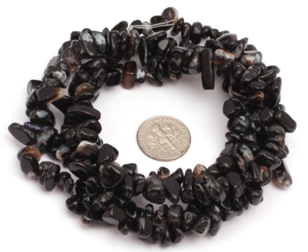 Náhrdelník s kameňmi achátu