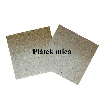 Plátek Mica přírodní slída 1 ks, 6,5 x 6 cm