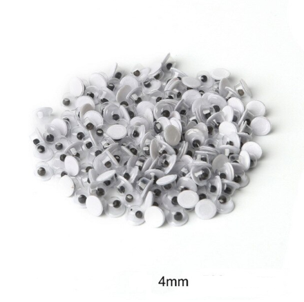 Samolepicí oči - 4 mm