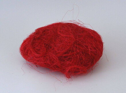 Sisal vlákno červené 