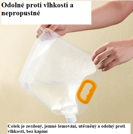 Sáček na uskladnění zrn různé velikosti