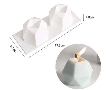 Forma silikonová tvar 3D jablka 2 formy