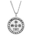 Amulet pro bohatství, hojnost a prosperitu stříbrný