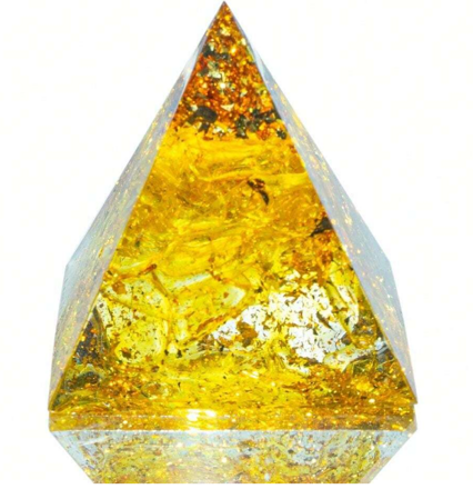 Orgonitová pyramida malá - Citrín