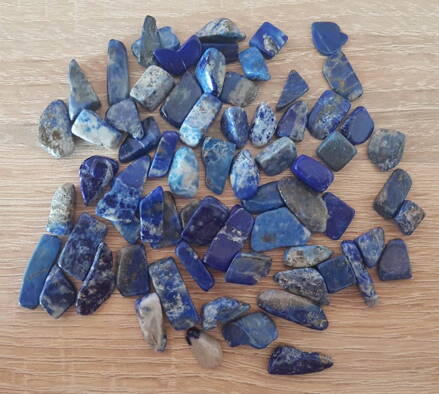 Lapis Lazuli tromlovaný