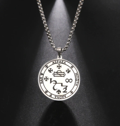 Amulet Archanjel Azrael strieborný