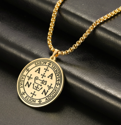 Amulet Archanjel Zadkiel zlatý