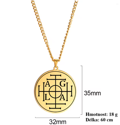 Amulet štěstí a bohatství zlatý