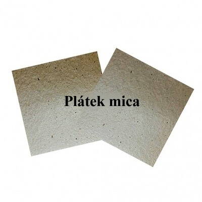 Plátek Mica přírodní slída 1 ks, 6,5 x 6 cm