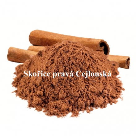 Skořice pravá Cejlonská BIO jemně mletá