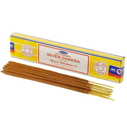 Vonné tyčinky Nag Champa Satya - Sedm čaker