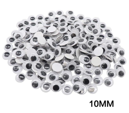 Samolepicí oči - 10 mm