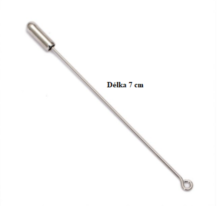 Jehla k uchycení knotu u forem 5 a 7 cm