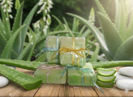 Mydlo s prírodným gélom Aloe Vera